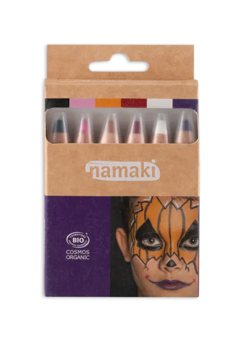 Hovedbilde Ansiktsmaling  - 6 Fargeblyanter