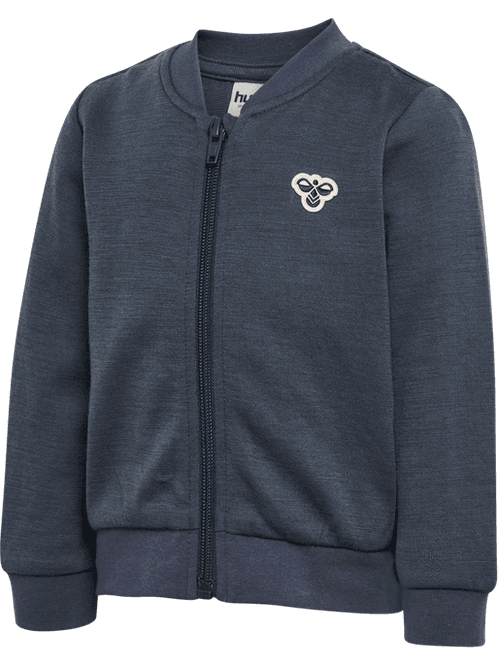 Hovedbilde Mini Wool Zip Jacket Bee, Ombre Blue - Hummel