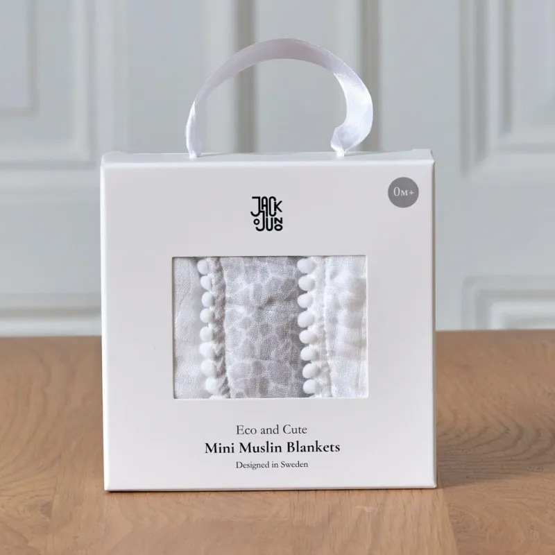 Pom Pom Musselinkluter 3pk