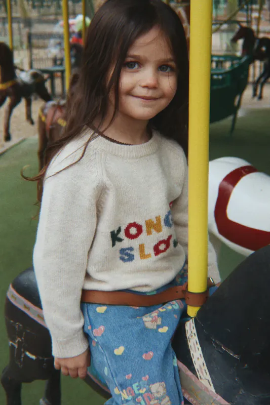 BILLI KNIT SWEATER, Off White - Konges Sløjd