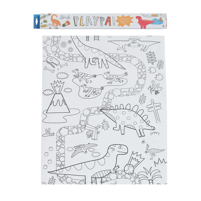 Fargeleggings Rull - Dinosaurer