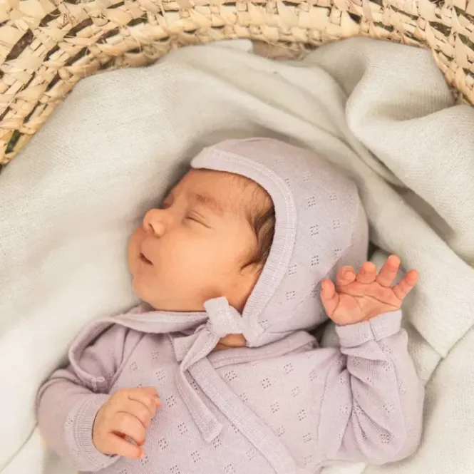 Hovedbilde Lillelam Babyhat July, Hvit